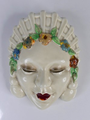 Lot 16 - A 1930s Clarice Cliff 'Marlene' pottery wall...