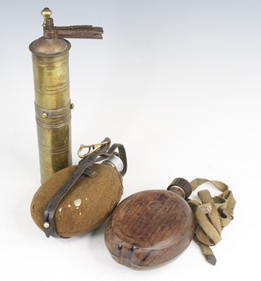 Lot 3122 - A German Armed Forces canteen, having a felt...