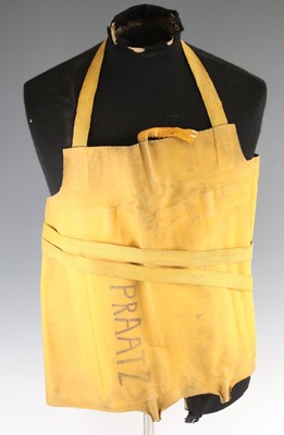 Lot 139 - A German Third Reich Kriegsmarine life jacket,...
