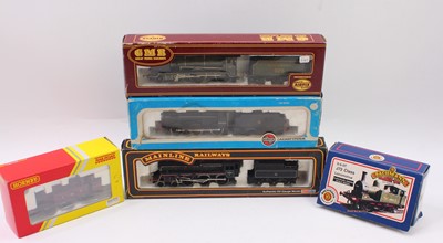 Lot 458 - Five 00 gauge locos to include an Airfix 4F in...
