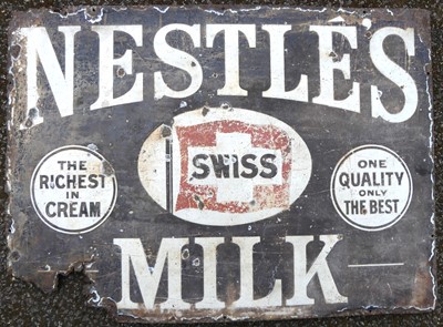 Lot 211 - An early 20th century enamel on metal...
