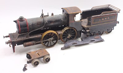 Lot 106 - A Bing LNWR loco and tender gauge 3,...