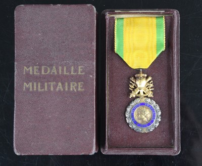 Lot 3174 - A WW I French Medaille Militaire, in original...