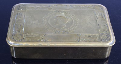 Lot 3175 - A WW I Princess Mary Christmas gift tin,...