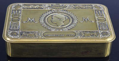 Lot 3244 - A WW I Princess Mary Christmas gift tin.