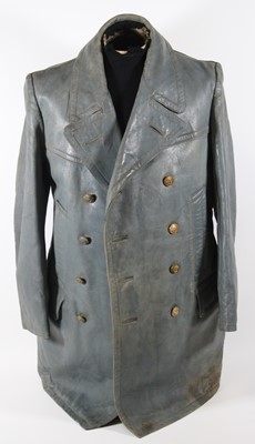 Lot 3191 - A German Third Reich Kriegsmarine leather...