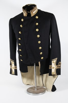 Lot 3203 - A British Royal Naval Officers tailcoat in...
