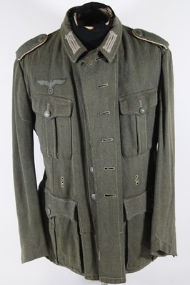 Lot 3207 - A German Third Reich M-43? Heer tunic, in...