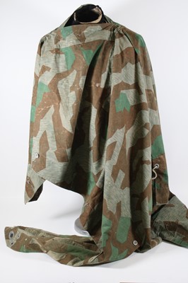 Lot 3209 - A WW II German Armed Forces Camouflage Poncho...