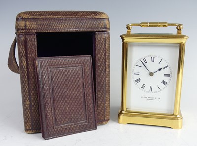 Lot 2265 - A late 19th century lacquered brass cased...