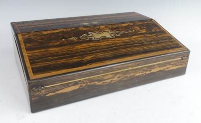 Lot 2171 - A Victorian coromandel and mother of pearl...