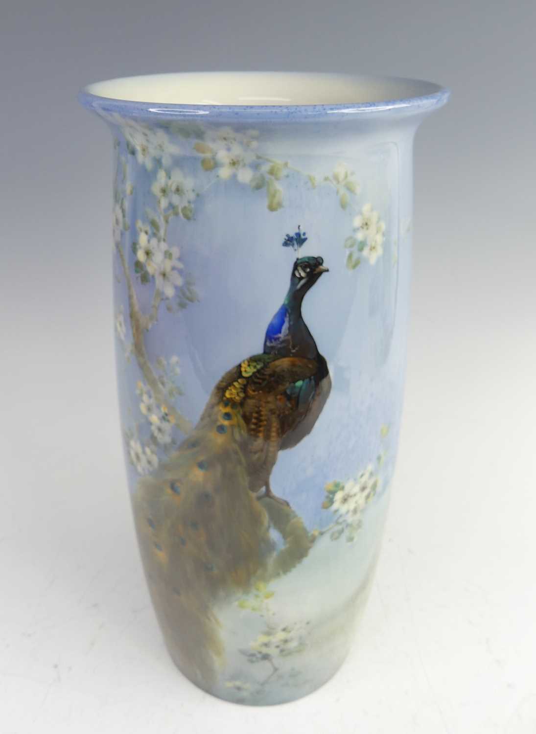 Lot 2022 - A Royal Doulton Titanian ware vase by Harry...