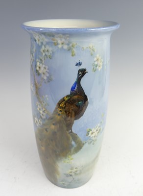 Lot 2022 - A Royal Doulton Titanian ware vase by Harry...
