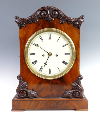 Lot 2273 - An early Victorian mahogany cased mantel clock,...