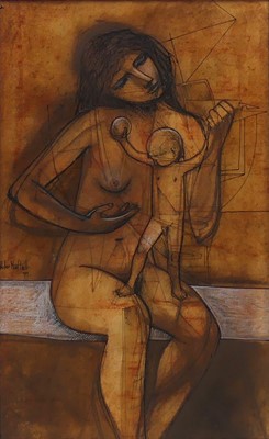 Lot 315 - Peter Nuttall (1943-2011) - Mother and child,...