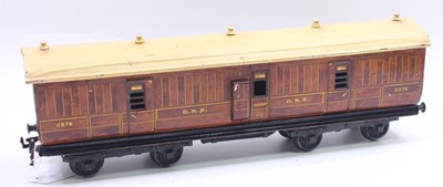 Lot 110 - Marklin Gauge 1 full bogie brake, GNR No.2876,...