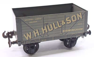 Lot 116 - Bassett-Lowke Gauge 1, eight plank open wagon...