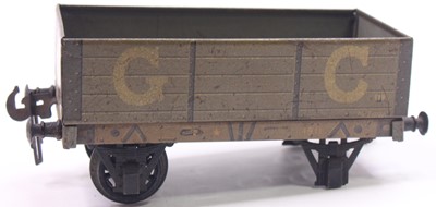 Lot 113 - Bassett-Lowke Gauge 1, 5-plank open wagon, G C...