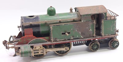 Lot 107 - Marklin Gauge 1,0-4-4 live steam tank loco,...