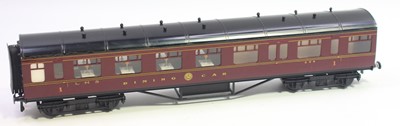 Lot 177 - Exley 0-gauge LMS bogie corridor coach LMS...