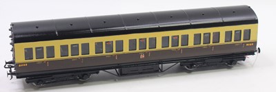 Lot 184 - A pair of Exley GWR 0-gauge GWR suburban...