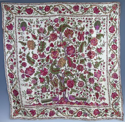 Lot 158 - Liberty of London - a silk scarf, decorated...
