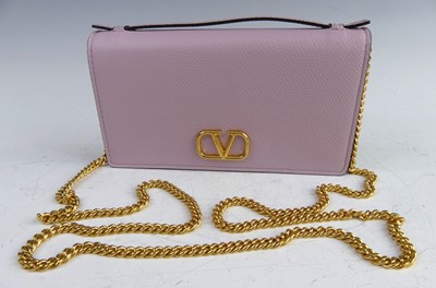 Lot 161 - Valentino Garavani - a soft pink V logo...