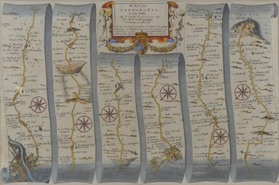 Lot 2202 - John Ogilby - The Road from London to Rye in...
