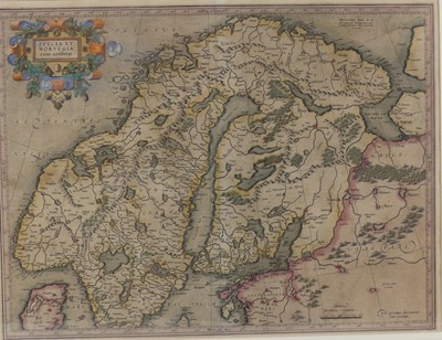 Lot 2204 - Abraham Ortelius - Septentrionalium Regionum...