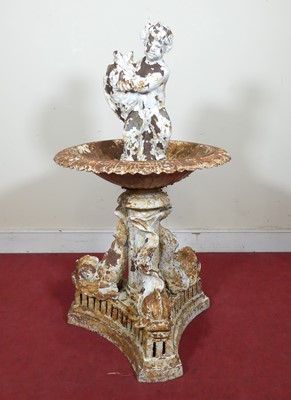 Lot 2340 - A Victorian Coalbrookdale cast iron...