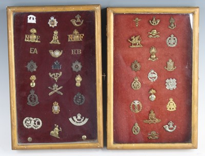 Lot 3265 - A collection of mostly collar badges to...