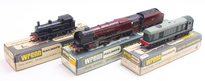 Lot 380 - Three repainted and modified Wrenn 00 gauge...