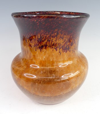 Lot 107 - A Monart studio glass vase, of lower...