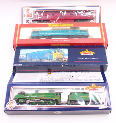 Lot 455 - Four 00 gauge locos to include a Lima Class 52...