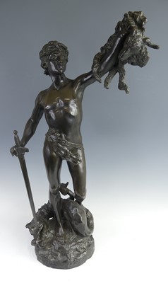 Lot 2162 - A large French late 19th century bronze model...