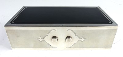Lot 165 - An Art Deco chrome and enamelled inset games...