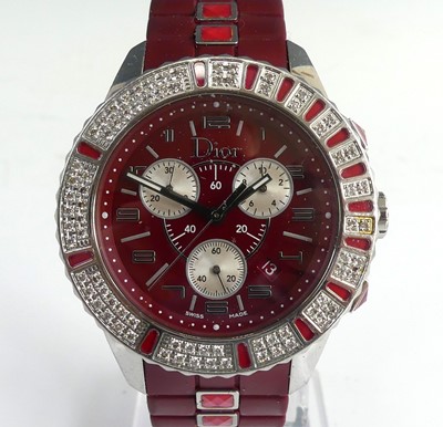 Lot 2138 - A Dior steel cased chronograph wristwatch, ref....