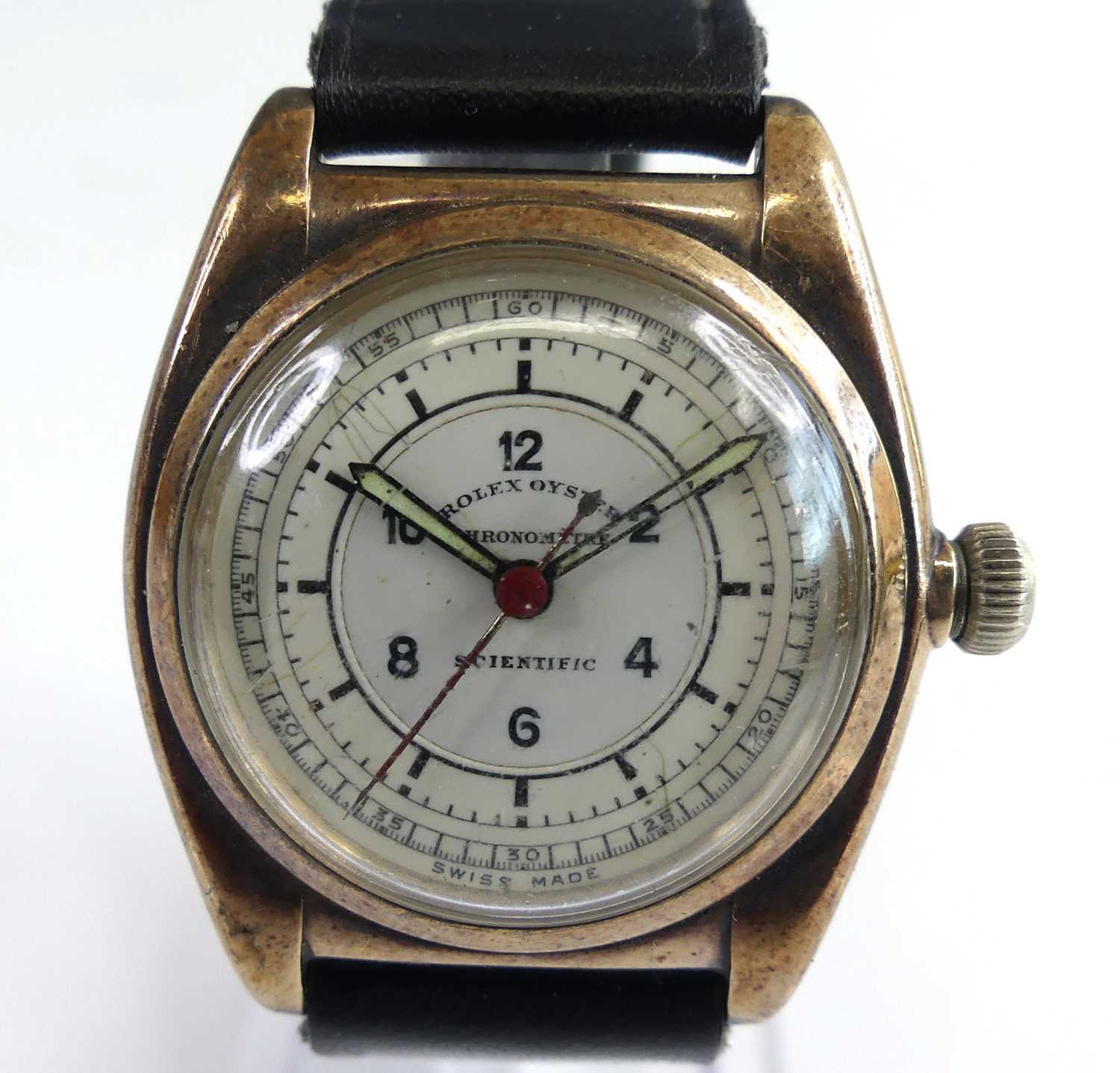 Lot 2150 - A Rolex 9ct gold Oyster Chronometer Scientific...