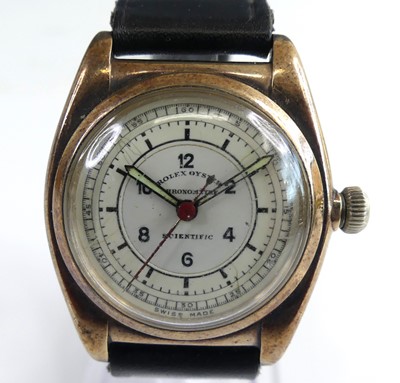 Lot 2150 - A Rolex 9ct gold Oyster Chronometer Scientific...