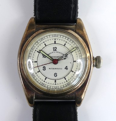 Lot 2150 - A Rolex 9ct gold Oyster Chronometer Scientific...