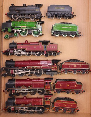 Lot 452 - Six unboxed 00 gauge locos to include an early...