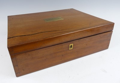 Lot 2183 - A late Victorian mahogany apothecary's...