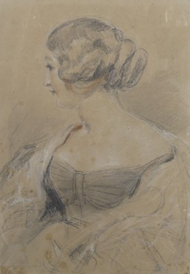 Lot 2208 - 18th century English school - Bust portrait of...