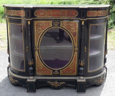 Lot 2324 - A mid-19th century ebonised and boullework...