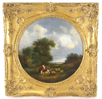 Lot 2216 - 19th century East Anglian school - Cattle and...