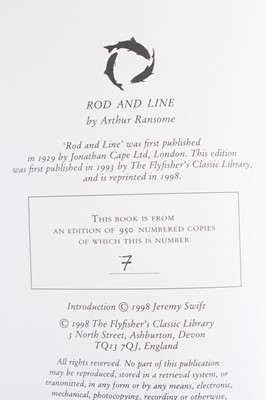 Lot 2005 - The Fly Fisher's Classic Library, a collection...