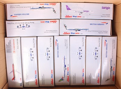 Lot 740 - 11 Schuco Star Jets 1-200 scale die-cast...