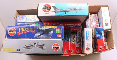 Lot 756 - One box containing 16 Airfix aircraft plastic...