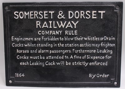 Lot 53 - Totally repainted Somerset and Dorset Railway,...