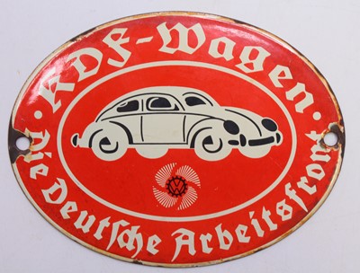 Lot 58 - Original Enamel on metal advertising sign for...